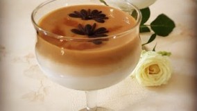 دسر ماه رمضان-فرنى شير عسلى كاراملى 