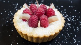 کیک پزی-تهیه تارت کرم نارگیل