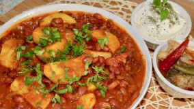 آشپزی ایرانی-تهیه خوراک لوبیا و سیب زمینی