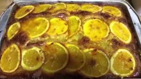 کیک پزی-کیک پرتقالی