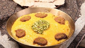 شله زرد خوشمزه خانگی