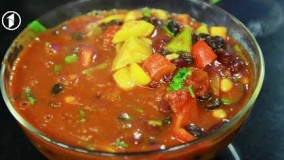 آشپزی ایرانی- - طرز تهیه لوبیا با دولمه