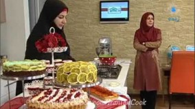 کیک پزی-کیک میوه‌ای مغزدار