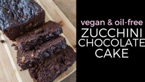 شیرینی پزی-کیک کدو و شکلات گیاهی