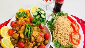 آشپزی آسان-خوراک مرغ و قارچ