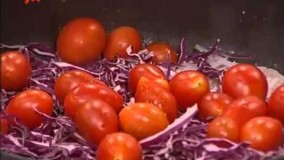 آشپزی ایرانی-پیتزا میگو و کلم