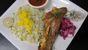 آشپزی ایرانی-شوید پلو با راسته گوسفند 