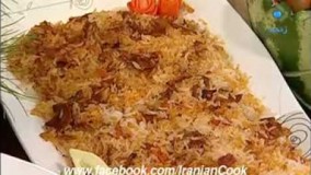 آشپزی آسان-پلو مرغ کرمانی