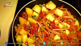 آشپزی ایرانی-تهیه خوراک ميگو