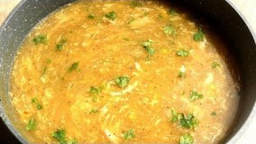 آشپزی آسان- سوپ مرغ و جواری خوشمزه