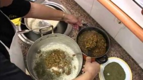 آشپزی ایرانی-تهیه لوبیا پلو خوش طعم و رنگ