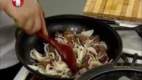 آشپزی ایرانی - تهیه چلو و گوشت-4