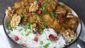 آشپزی ایرانی-تهیه فسنجان ایرانی خوشمزه