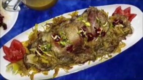 آشپزی ایرانی-آموزش چلو گردن مجلسی پروانه جوادی