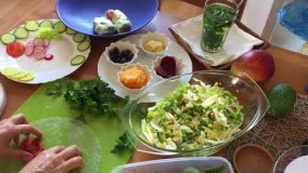 آشپزی مدرن-طرز تهیه رول تابستانی 