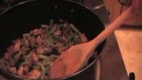 آشپزی ایرانی-تهیه لوبیا پلو -ساده