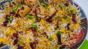 آشپزی ایرانی- بریانی گوشت مرغ