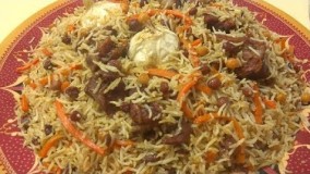 آشپزی ایرانی- طرز تهیه پلو ازبکی