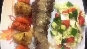 آشپزی مدرن-تهیه کوشت سرخ شده تنوری