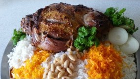 آشپزی ایرانی-طرز تهیه ران بره بریان 