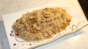 آشپزی ایرانی- طرز تهیه نخود پلو خوشمزه و آسان