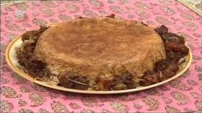 آشپزی ایرانی--رشته پلو با لوبیای چشم بلبلی