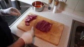 آشپزی ایرانی-تهیه کباب برگ خوشمزه و آسان در خانه