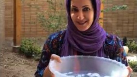  چالش سطل یخ -  فاطمه گودرزی