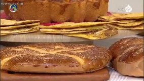 آشپزی ایرانی-آموزش تهیه نان حلقه ای گرد