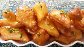 تهیه دسر-آموزش گوشفیل اصیل ایرونی-دسر ماه رمضان