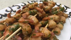 آشپزی ایرانی-آموزش ميگو كبابي با طعمي بسيار متفاوت