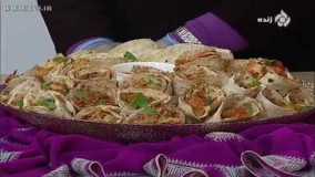 آشپزی با مرغ-آموزش قیف مرغ با نان لواش