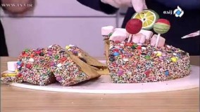 کیک پزی - آموزش پخت کیک رنگی