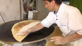 آشپزی ایرانی-طرز تهیه  نان یوخه سوغات شهر شیراز وکرمانشاه