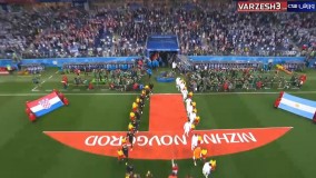 پخش زنده بازی آرژانتین کرواسی (دقیقه 5 بازی)