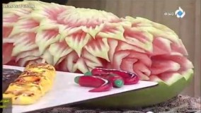 شیرینی پزی- طرز تهیه شیرینی برش هندوان