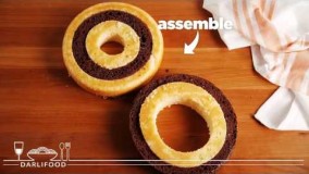 شیرینی پزی-کیک شطرنجی