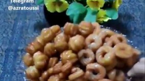 شیرینی پزی-آموزش شیرینی بامیه - شیرینی ماه رمضان