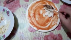 آشپزی ایرانی-آموزش پیتزاقارچ گوشت درخانه(قسمت اول)