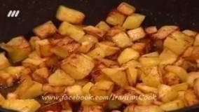 آشپزی ایرانی-خورشت گشنیز و آلو