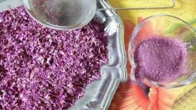 آشپزی ایرانی - آموزش پودر کردن گل محمدی