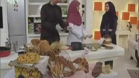 آشپزی ایرانی-آموزش طبخ نان میان پر