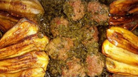 آشپزی ایرانی-آموزش خورشت معروف گیلان جعفری قرمه توسط پروانه جوادی