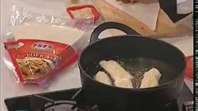 آشپزی مدرن-اگرول مرغ و پيازچه