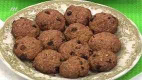 شیرینی پزی - کوکی فندق و کشمش-آشپزی بهونه