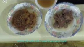 آشپزی ایرانی-برنج مخلوط با ماهیچه