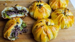 آشپزی مدرن- گل سمبوسه