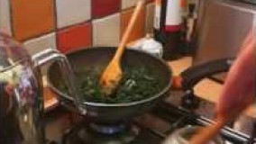 آشپزی مدرن-برنج ایتالیایی با اسفناج