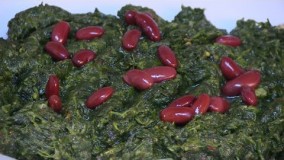 آشپزی -تهیه سبزی با اسفناج