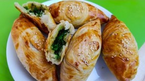 آشپزی مدرن- سمبوسه پالکی و اسفناج